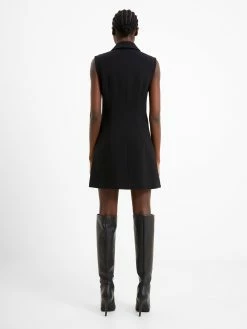 French Connection Whisper Sleeveless Tux Mini Dress -French Connection Shop 71PZC02copy