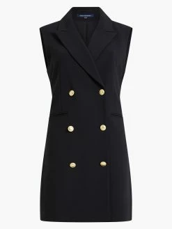 French Connection Whisper Sleeveless Tux Mini Dress -French Connection Shop 71PZC02copy 5
