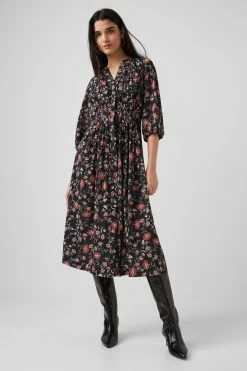 French Connection Alison Pleated Dress