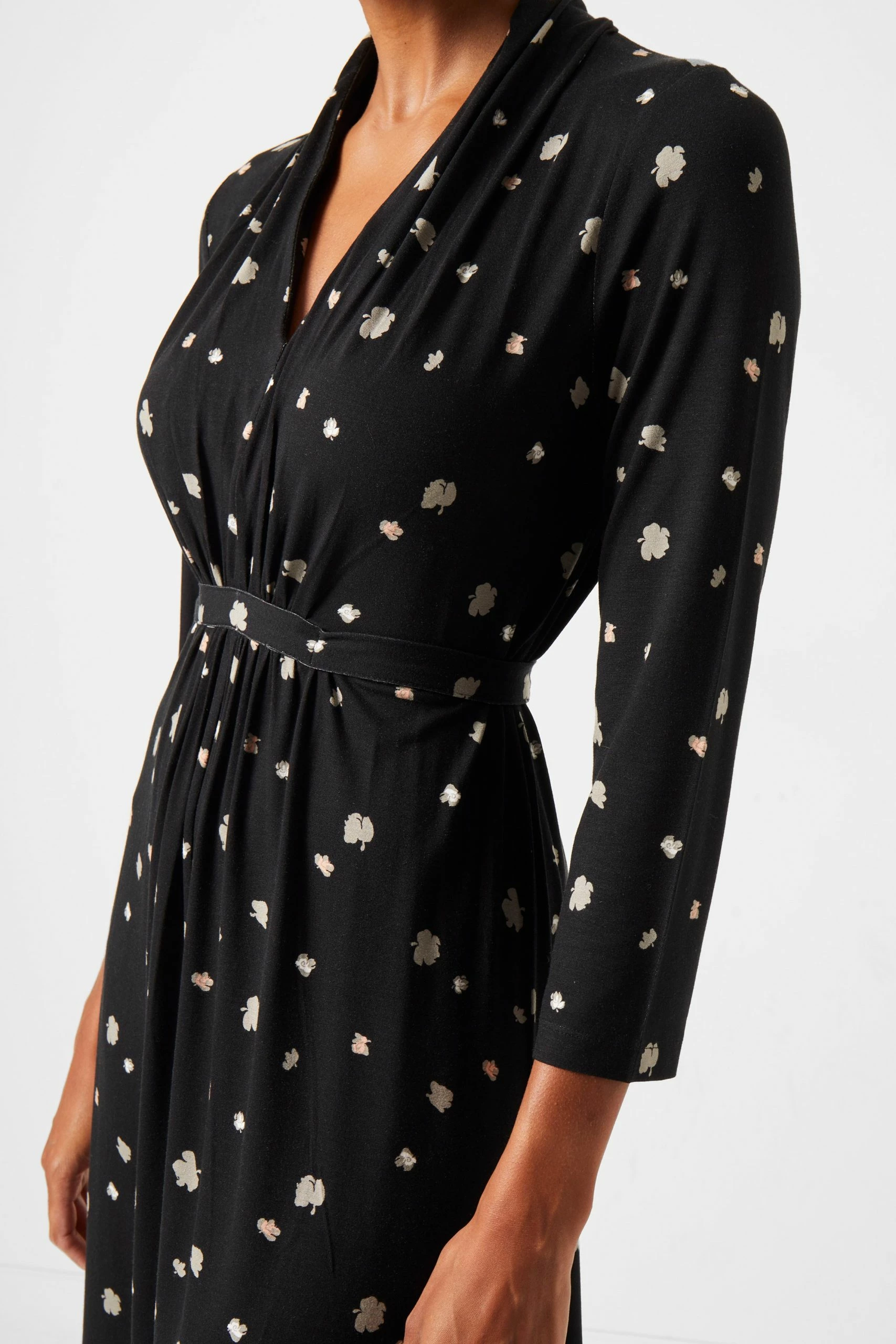 French Connection Dolores Meadow 3/4 Length Sleeve Dress 4 French Connection Dolores Meadow 3/4 Length Sleeve Dress - Image 2