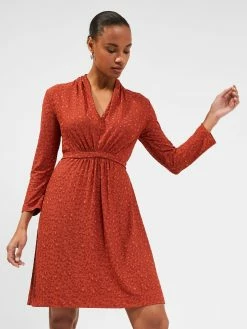 French Connection Sibley Eco Jacquard Jersey Dress