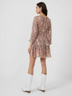French Connection Demetra Tiered Gathered Skirt Dress -French Connection Shop 71SBW80 4copy
