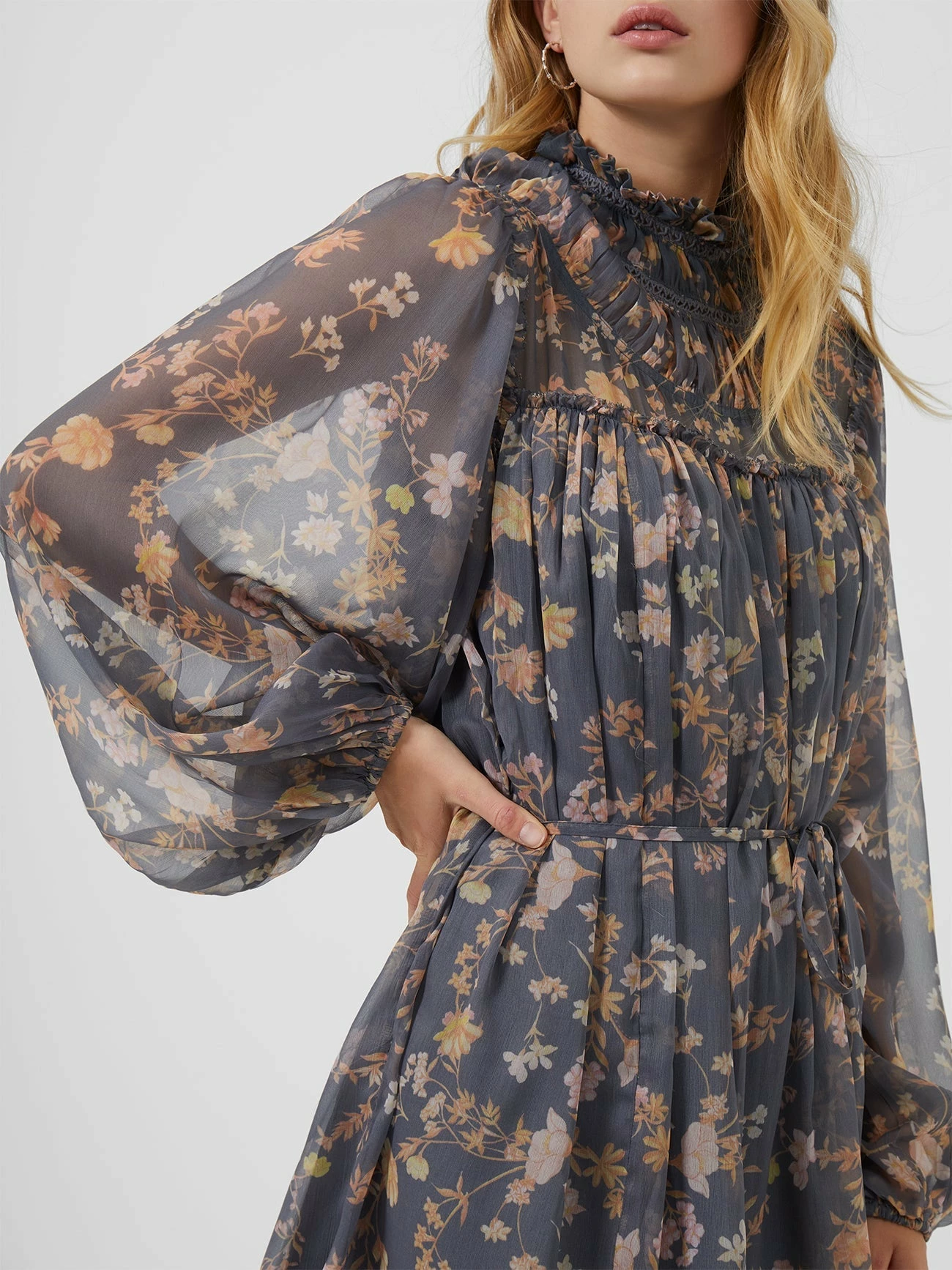 French Connection Diana Recycled Crinkle Dress 4 French Connection Diana Recycled Crinkle Dress - Image 2