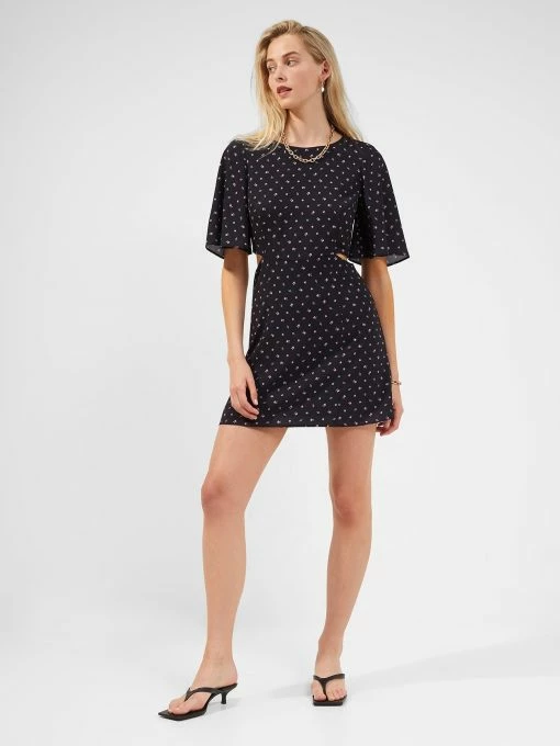French Connection Augustine Verona Crepe Mini Dress 4 French Connection Augustine Verona Crepe Mini Dress -French Connection Shop 71SEM 40 1207copy