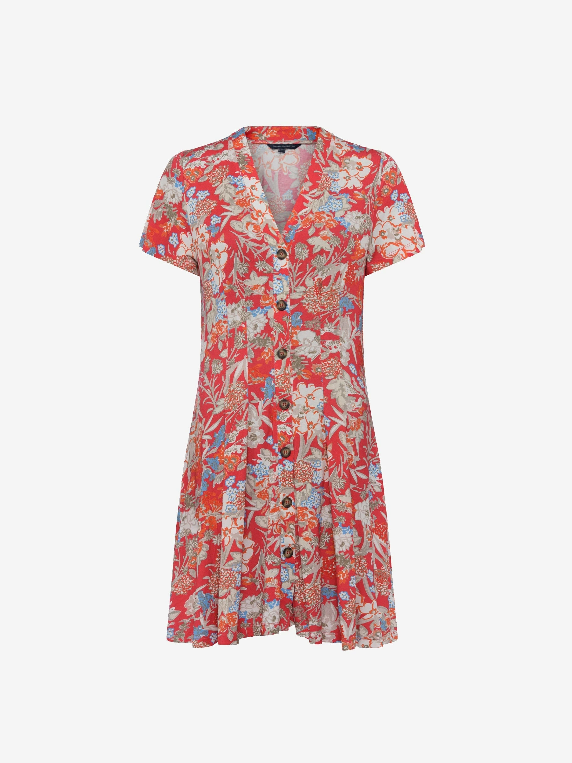 French Connection Blossom Meadow Jersey Mini Dress 6 French Connection Blossom Meadow Jersey Mini Dress - Image 4