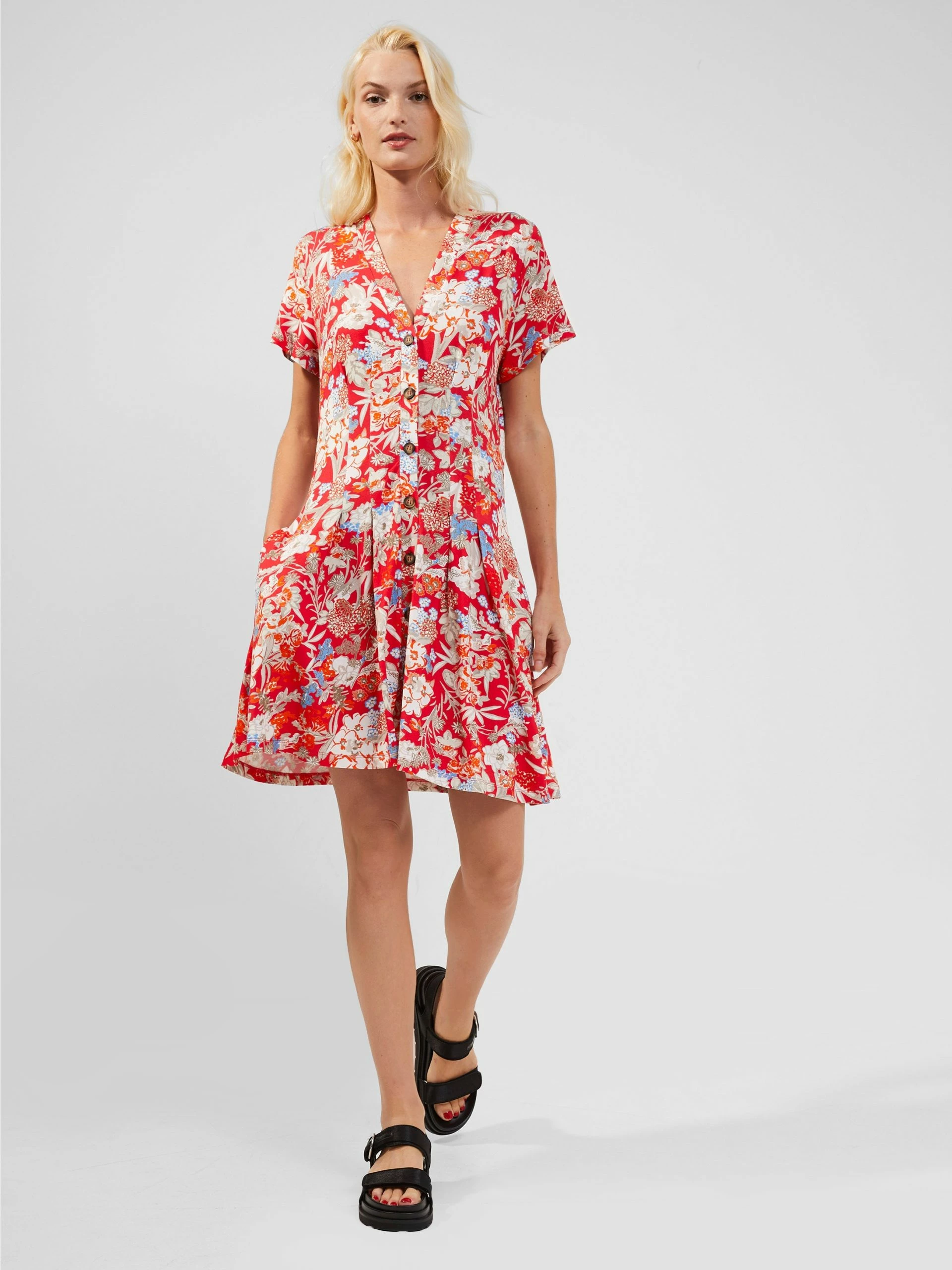 French Connection Blossom Meadow Jersey Mini Dress 4 French Connection Blossom Meadow Jersey Mini Dress - Image 2