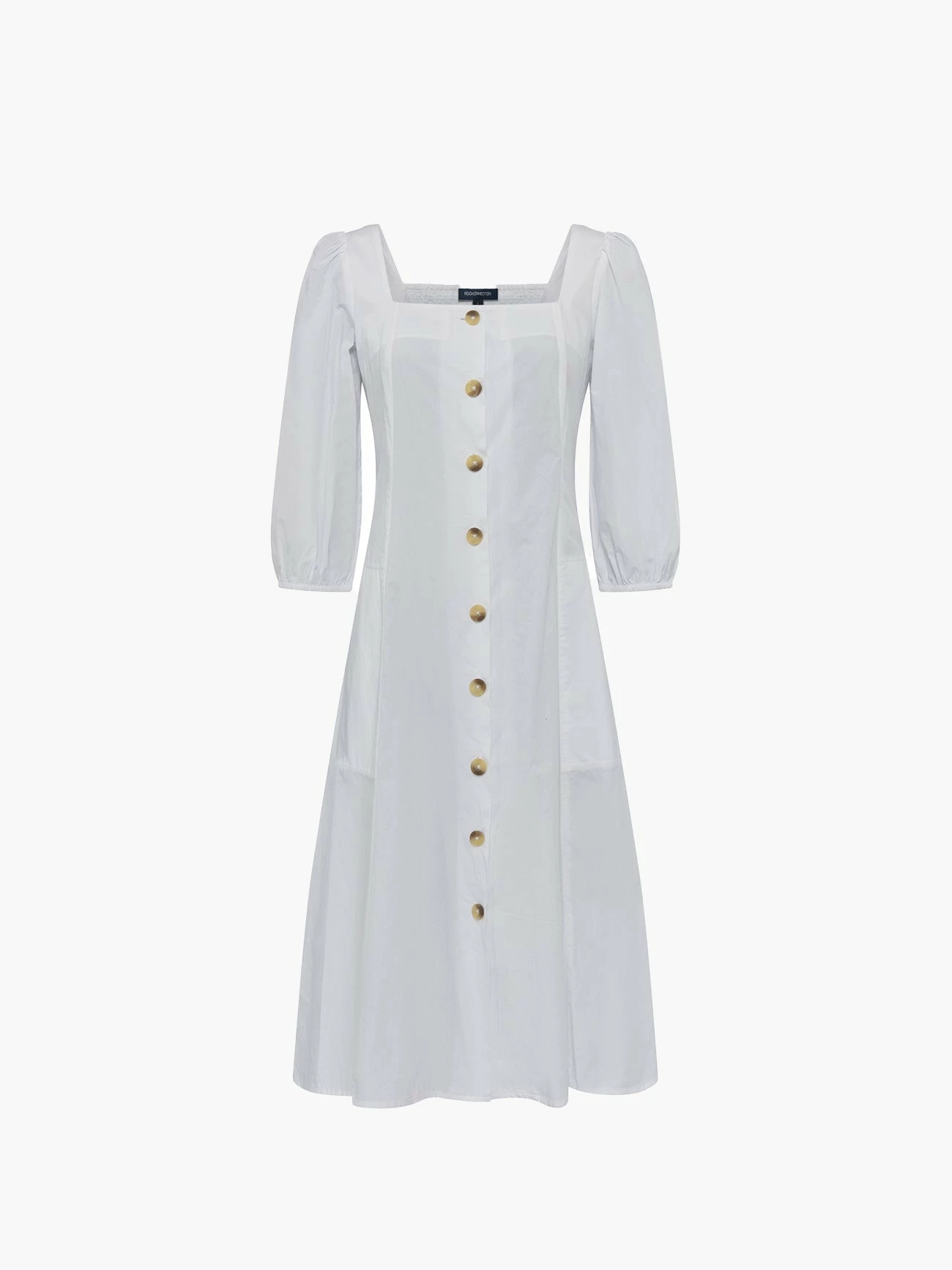 French Connection Lavanna Poplin Square-Neck Dress 8 French Connection Lavanna Poplin Square-Neck Dress - Image 6