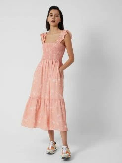 French Connection Diana Verona Drape Frill Dress