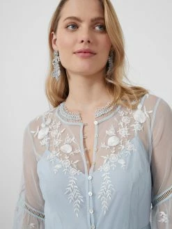 French Connection Arabelle Embroidered Dress -French Connection Shop 71SFX40 3copy