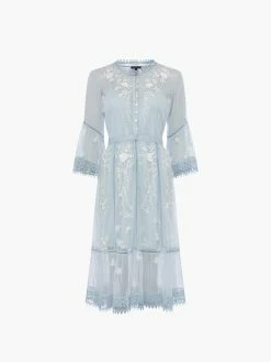French Connection Arabelle Embroidered Dress -French Connection Shop 71SFX40 copy