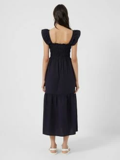 French Connection Isla Organic Tiered Skirt Midi Dress -French Connection Shop 71SGH40 242copy2