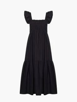 French Connection Isla Organic Tiered Skirt Midi Dress -French Connection Shop 71SGH40copy