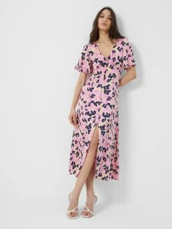 French Connection Cassia Elitan Long Tea Dress