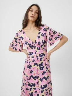 French Connection Cassia Elitan Long Tea Dress 10 French Connection Cassia Elitan Long Tea Dress -French Connection Shop 71SNC90 324copy