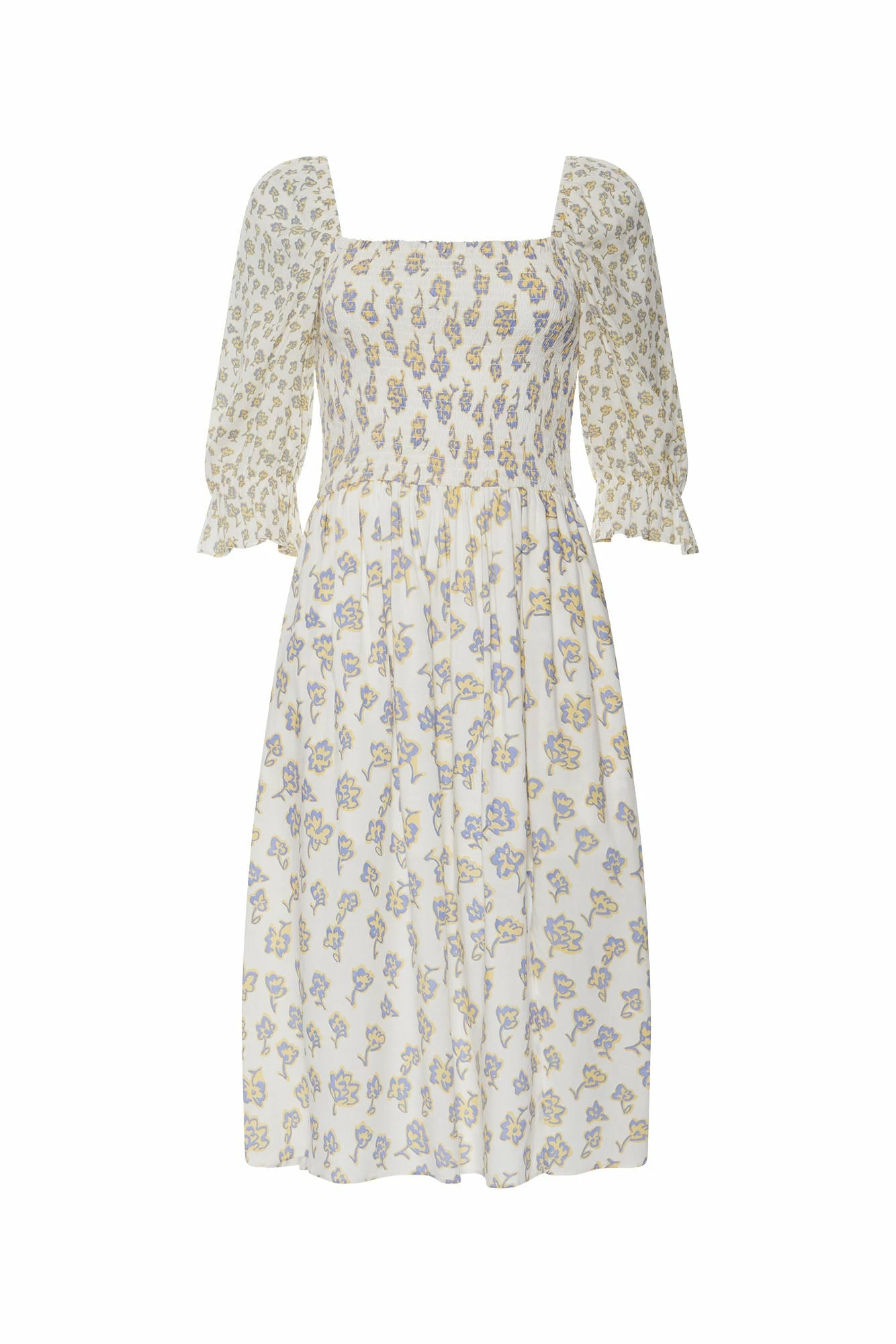 French Connection Doria Smock Balloon-Sleeve Dress 8 French Connection Doria Smock Balloon-Sleeve Dress - Image 6