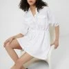 French Connection Ahia Cotton-Linen Shirt Mini Dress 2 French Connection Ahia Cotton-Linen Shirt Mini Dress -French Connection Shop 71SNO10 2308copy