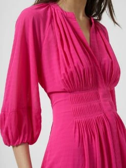 French Connection Cora Pleated Midi Dress 9 French Connection Cora Pleated Midi Dress -French Connection Shop 71SWR60 2 copy