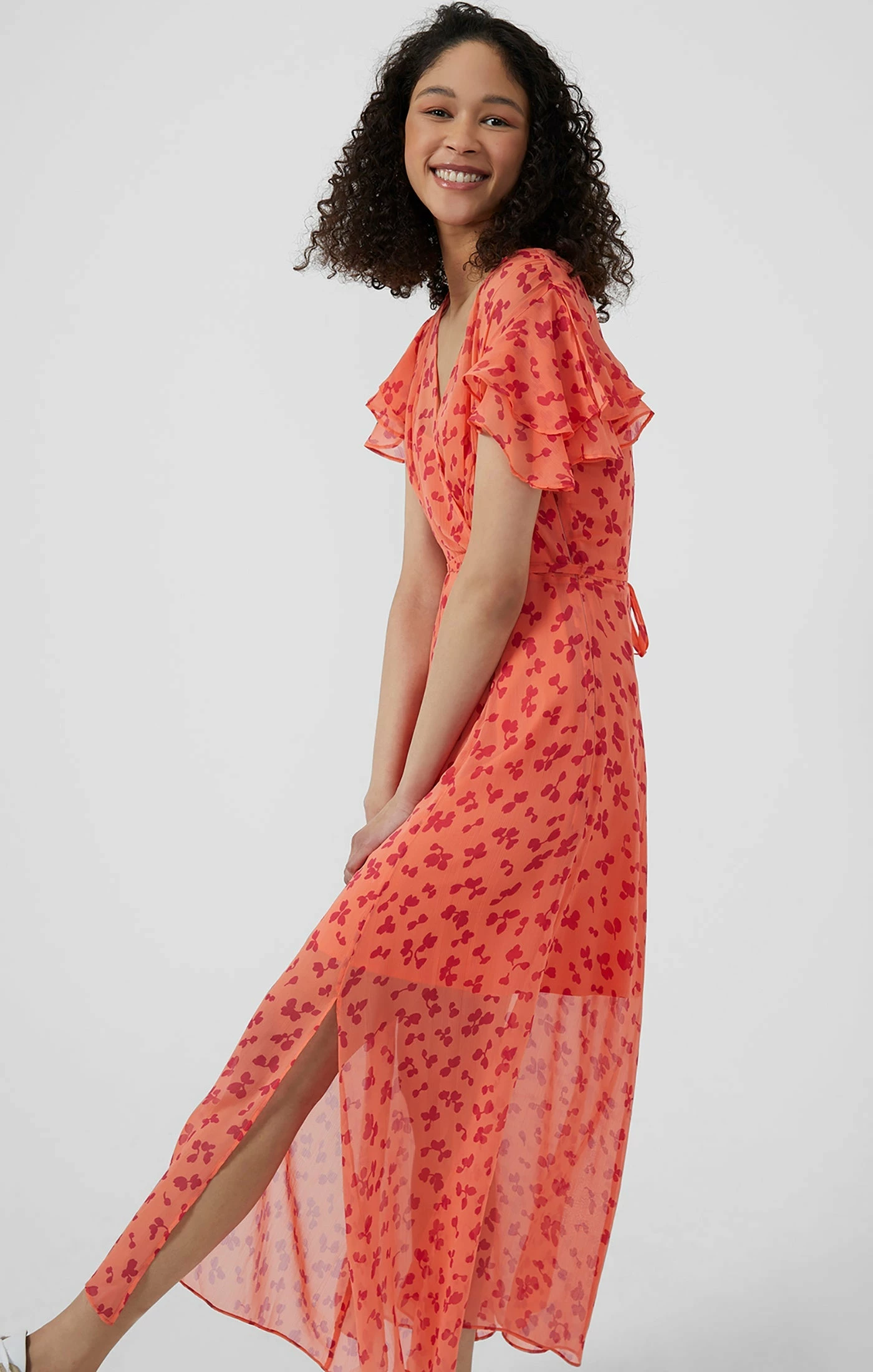 French Connection Bonita Floral Midi Dress 5 French Connection Bonita Floral Midi Dress - Image 3