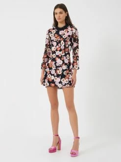 French Connection Astrida Aliyha Lace Embroidered Mini Dress 11 French Connection Astrida Aliyha Lace Embroidered Mini Dress -French Connection Shop 71TAA90 1104