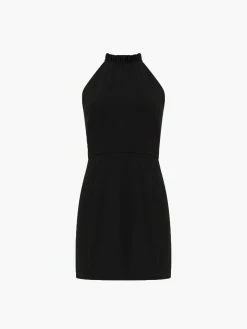 French Connection Buntie Whisper Ruth Frill Neck Dress 13 French Connection Buntie Whisper Ruth Frill Neck Dress -French Connection Shop 71TAE01