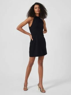 French Connection Buntie Whisper Ruth Frill Neck Dress 10 French Connection Buntie Whisper Ruth Frill Neck Dress -French Connection Shop 71TAE01 2113copy