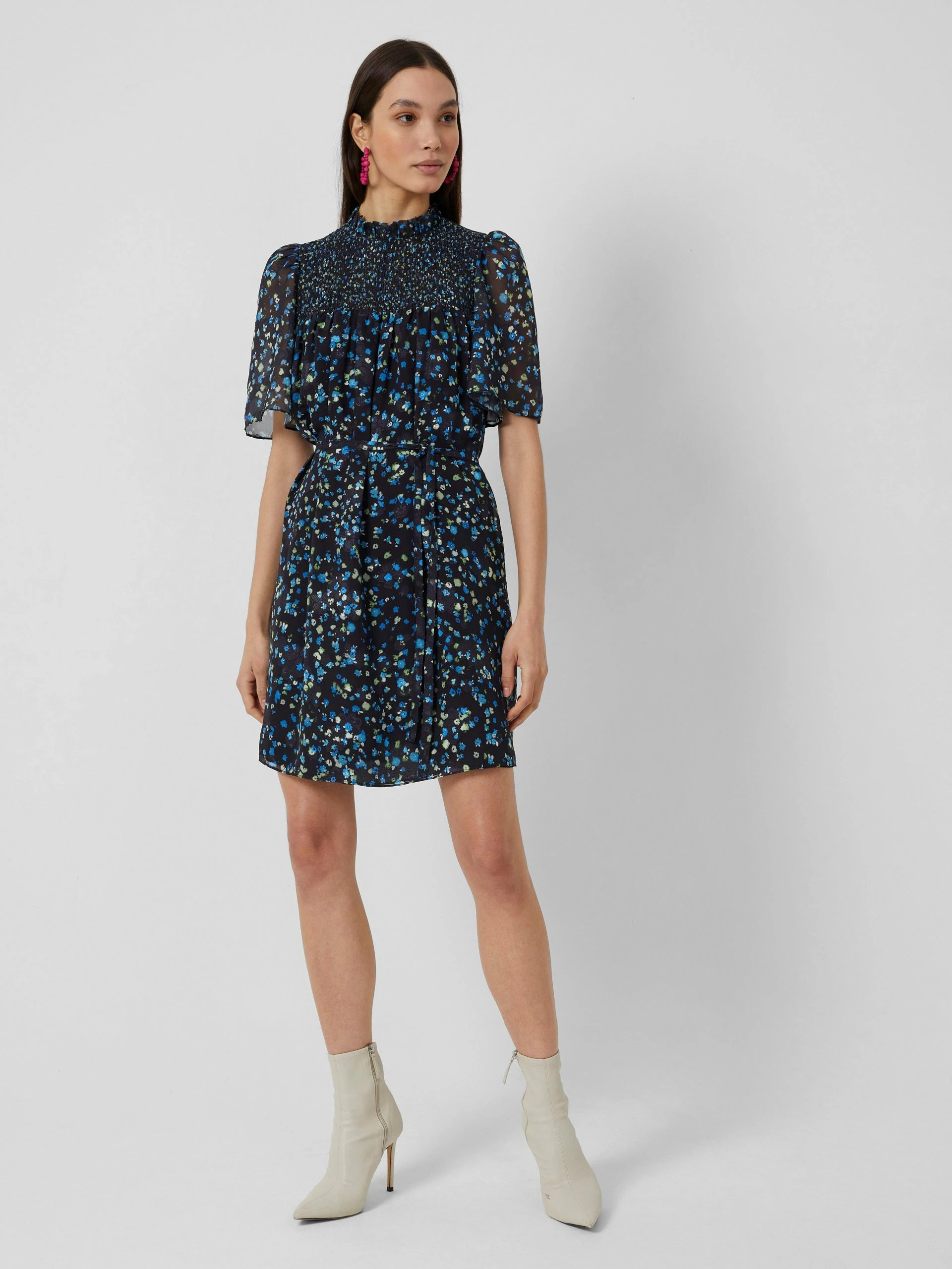 French Connection Ferna Bella Smock Mini Dress 4 French Connection Ferna Bella Smock Mini Dress - Image 2