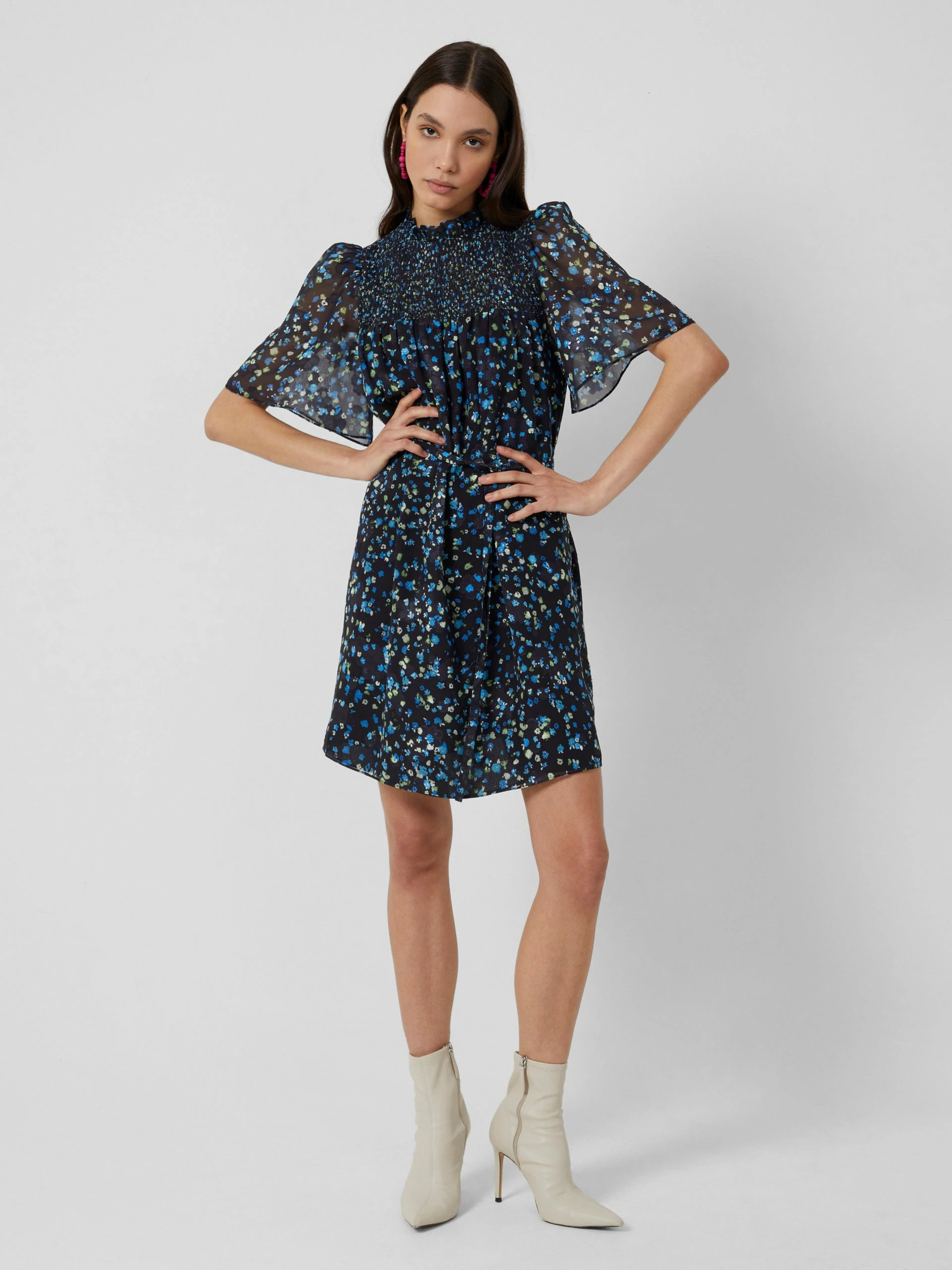 French Connection Ferna Bella Smock Mini Dress 5 French Connection Ferna Bella Smock Mini Dress - Image 3