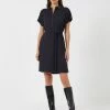 French Connection Renya Modal Jersey Mini Shirt Dress 2 French Connection Renya Modal Jersey Mini Shirt Dress -French Connection Shop 71TBW01 1365