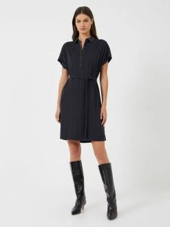 French Connection Renya Modal Jersey Mini Shirt Dress