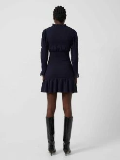 French Connection Viki Jersey Smocked Mini Dress -French Connection Shop 71TCF40 517copy 1copy