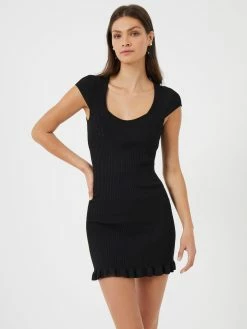 French Connection Mathilda Knit Mini Dress 9 French Connection Mathilda Knit Mini Dress -French Connection Shop 71TCV01 1042copy