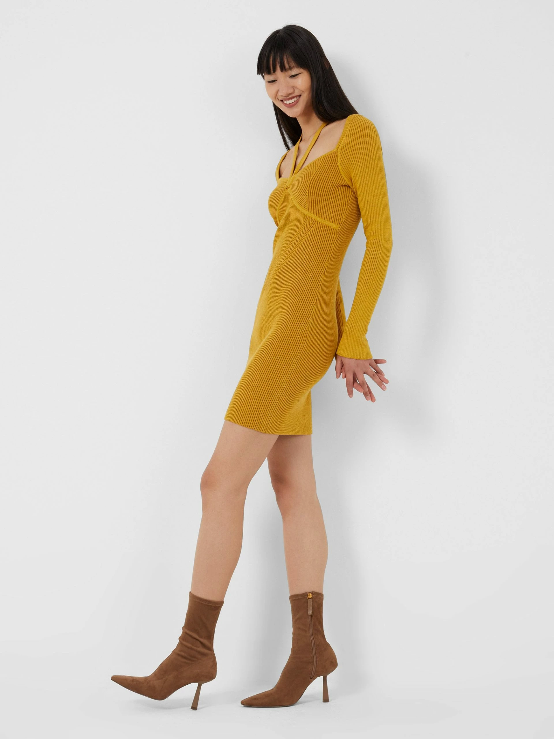 French Connection Joann Mari Long Sleeve Mini Dress 3 French Connection Joann Mari Long Sleeve Mini Dress