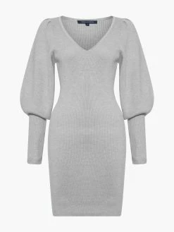 French Connection Lydia Knit Balloon Sleeve Mini Dress -French Connection Shop 71TCX01