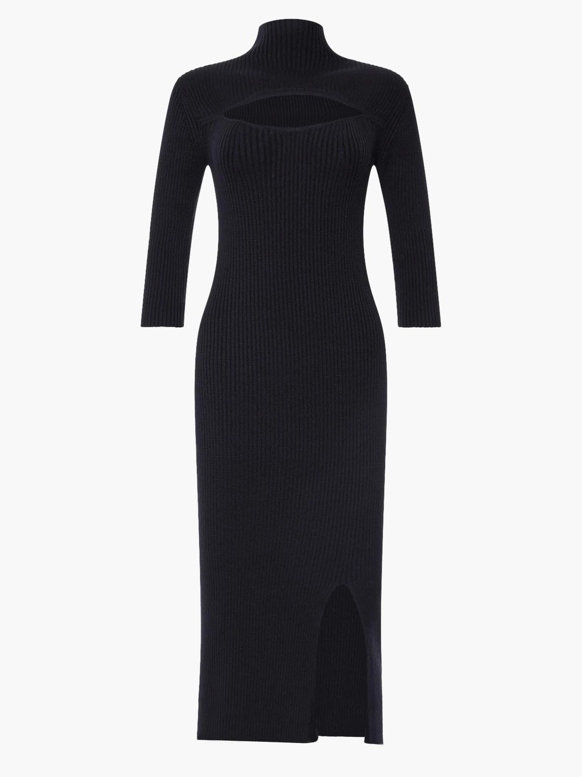 French Connection Mathilda Knit Cut-Out Midi Dress 9 French Connection Mathilda Knit Cut-Out Midi Dress - Image 7