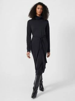 French Connection Renya Roll Neck Midi Dress