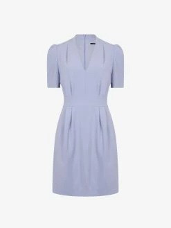 French Connection Buntie Whisper V-Neck Fitted Mini Dress 11 French Connection Buntie Whisper V-Neck Fitted Mini Dress -French Connection Shop 71TEC LILACCHILL