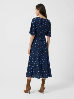 French Connection Bhelle Verona Crepe Midi Dress -French Connection Shop 71TGC40 3