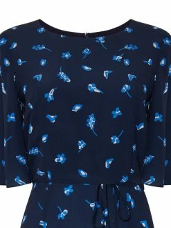 French Connection Bhelle Verona Crepe Midi Dress -French Connection Shop 71TGCcrop