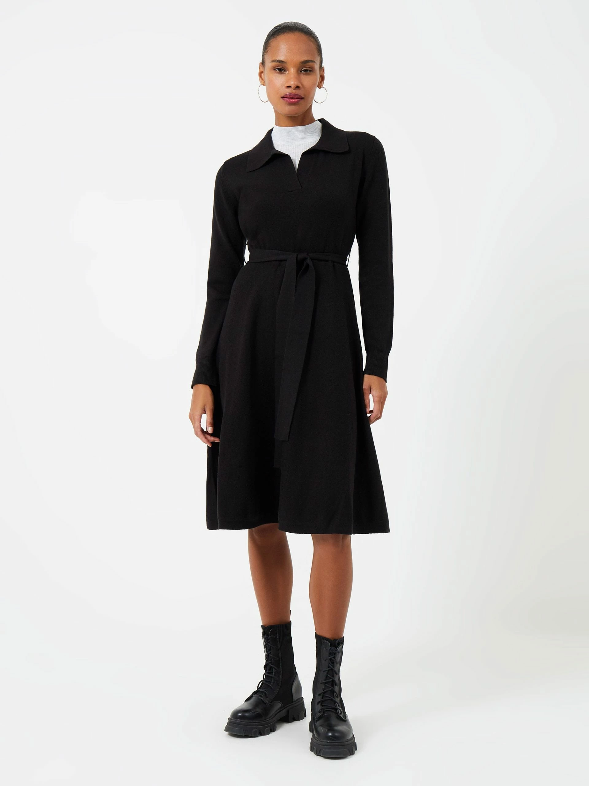 French Connection Babysoft Judith Belted Dress 3 French Connection Babysoft Judith Belted Dress