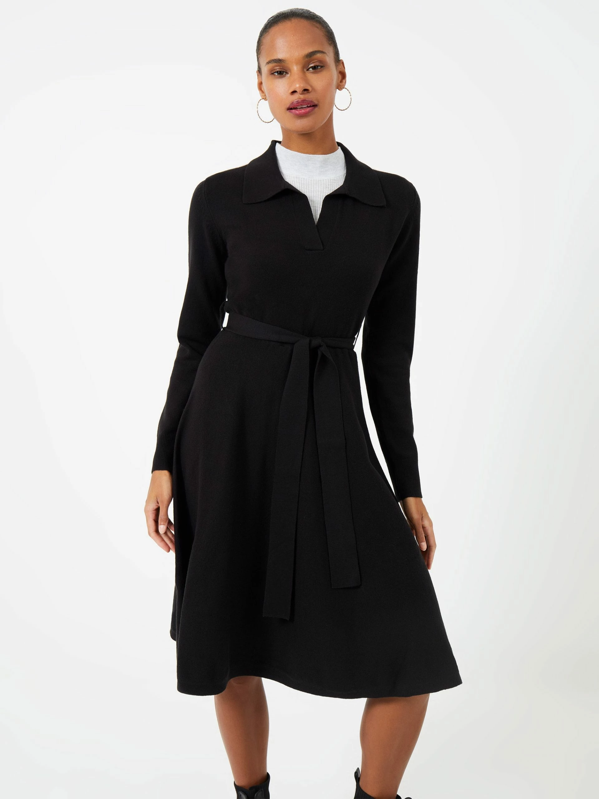 French Connection Babysoft Judith Belted Dress 5 French Connection Babysoft Judith Belted Dress - Image 3