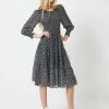 French Connection Billi Smocked Midi Dress 2 French Connection Billi Smocked Midi Dress -French Connection Shop 71THF01 2658copy