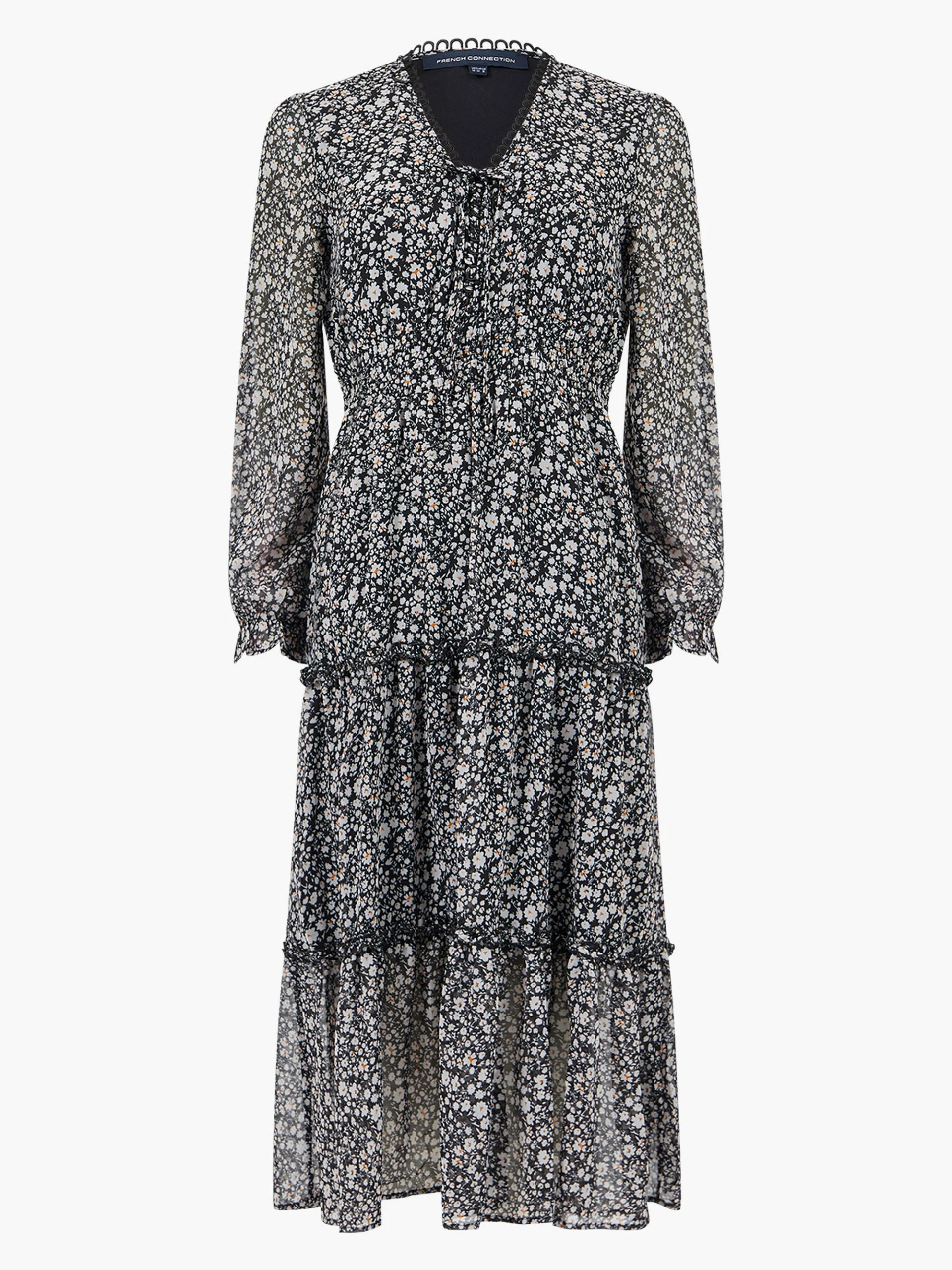 French Connection Dana Tiered Long Sleeve Midi Dress 7 French Connection Dana Tiered Long Sleeve Midi Dress - Image 5