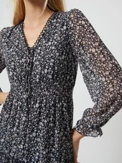 French Connection Dana Tiered Long Sleeve Midi Dress 9 French Connection Dana Tiered Long Sleeve Midi Dress -French Connection Shop 71THG01 1263