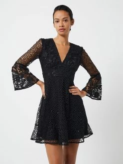 French Connection Gudrana Caballo Lace Mini Dress 11 French Connection Gudrana Caballo Lace Mini Dress -French Connection Shop 71TNQ01 125