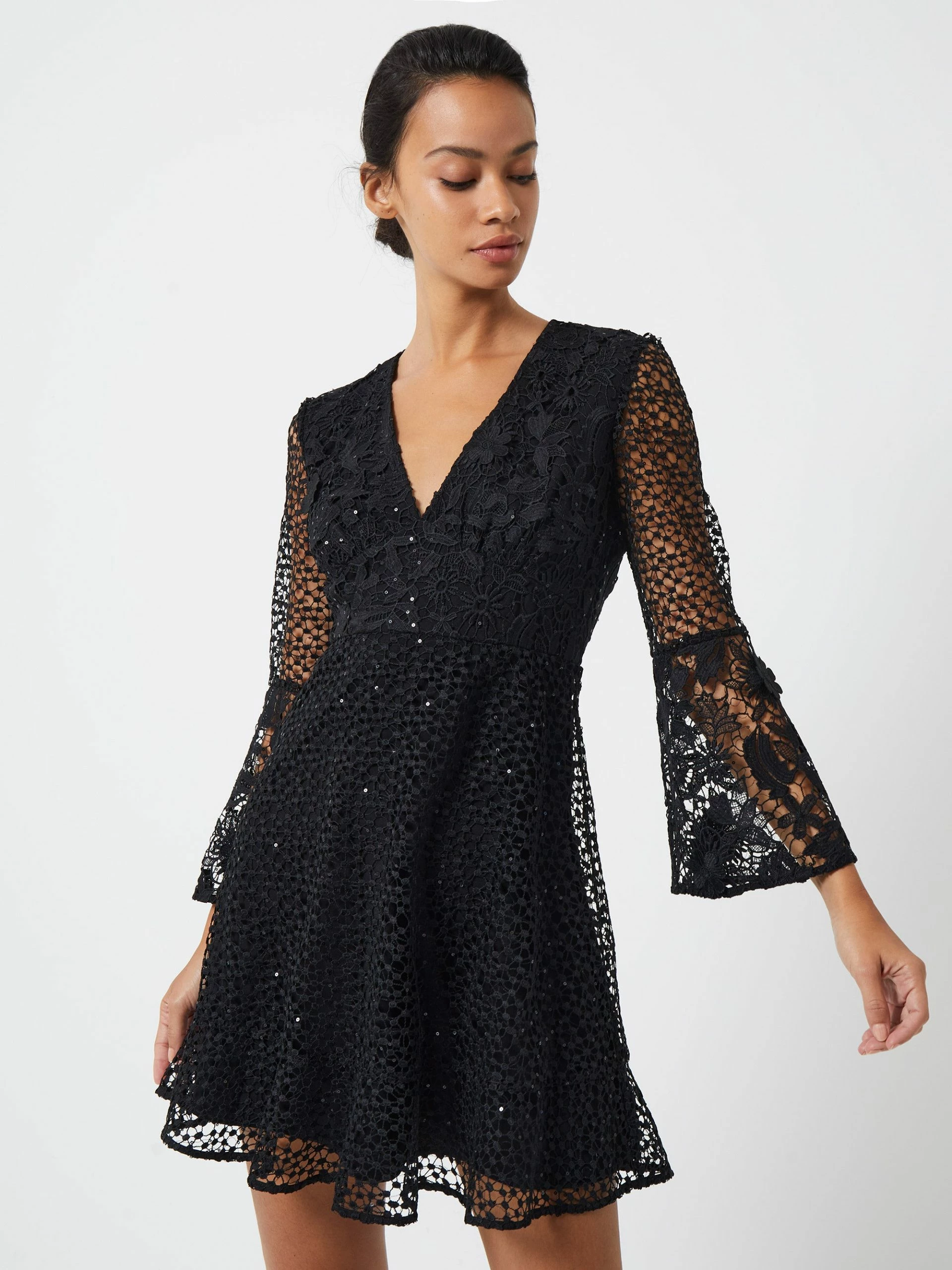 French Connection Gudrana Caballo Lace Mini Dress 7 French Connection Gudrana Caballo Lace Mini Dress - Image 5
