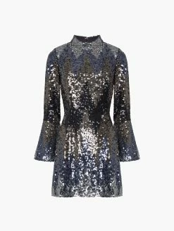 French Connection Emin Embellished Mini Dress -French Connection Shop 71TOI90
