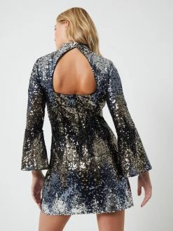 French Connection Emin Embellished Mini Dress -French Connection Shop 71TOI90 1778