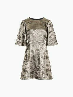 French Connection Alara Molten Metallic Cut-Out Mini Dress 13 French Connection Alara Molten Metallic Cut-Out Mini Dress -French Connection Shop 71TPY20