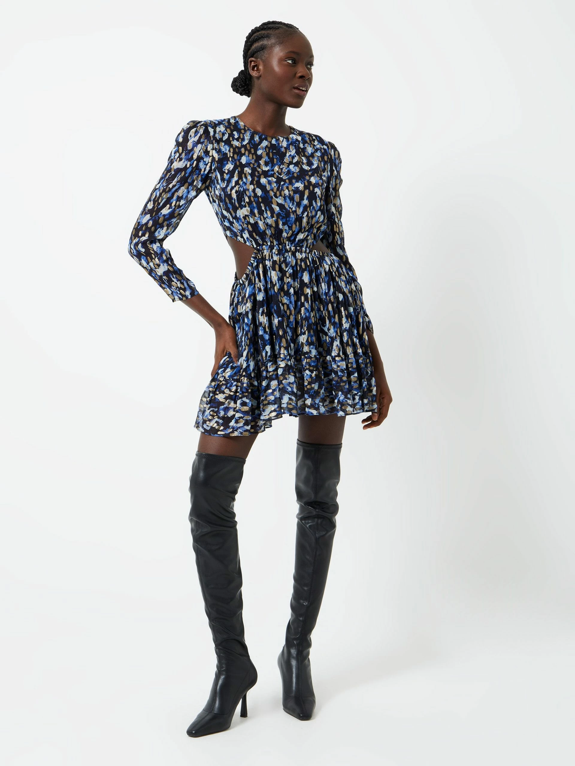 French Connection Bodine Cut-Out Mini Dress 3 French Connection Bodine Cut-Out Mini Dress - Image 2