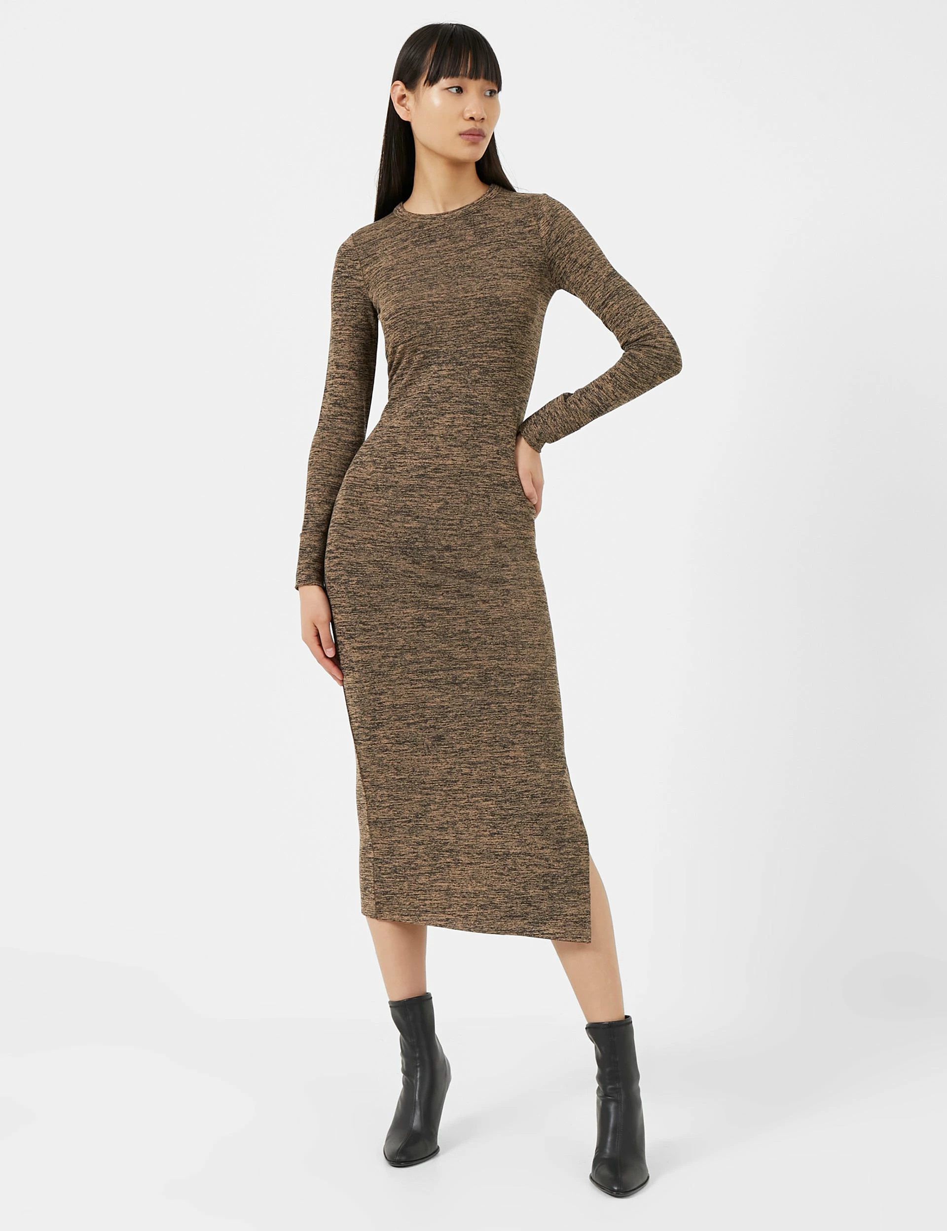French Connection Sweeter Sweater Long Sleeve Midi Dress 3 French Connection Sweeter Sweater Long Sleeve Midi Dress